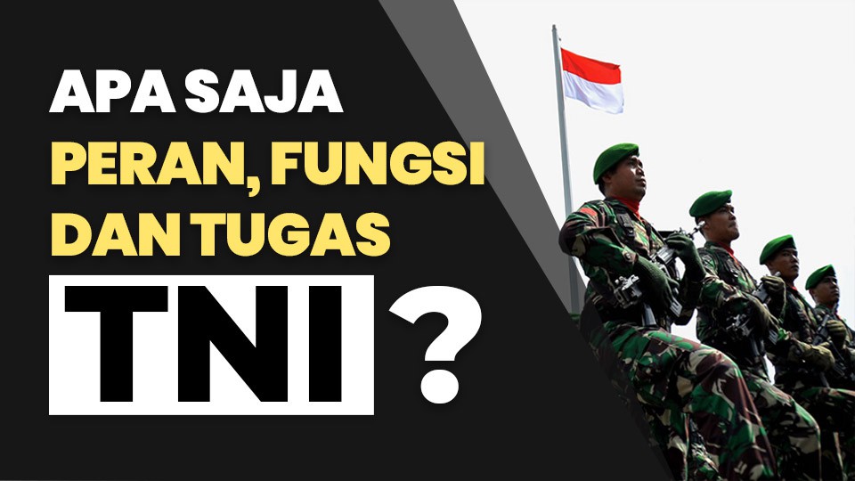 Apa Saja Peran, Fungsi dan Tugas TNI ?